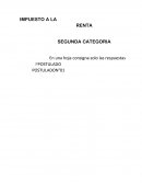 IMPUESTO A LA RENTA