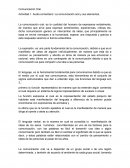 COMUNICACION ORAL. ACTIVIDAD