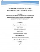 ANÁLISIS DE LAS CAUSAS QUE PROVOCAN LA DISMINUCIÓN DE LAS VENTAS EN EL RESTAURANTE LOS AGAVES PARA GENERAR PROPUESTAS DE MEJORA