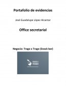 Portafolio Tae. Negocio: Trago x Trago (Snack bar)