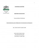 Evaluación de procesos