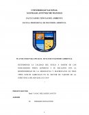 DETERMINAR LA CALIDAD DEL SUELO A PARTIR DE LOS INDICADORES FÍSICO QUÍMICOS Y SU RELACION CON LA BIODIVERSIDAD DE LA MESOFAUNA Y MACROFAUNA EN TRES TIPOS SUELOS AGRICOLAS EN EL SECTOR DE YARUSH DE LA SUBCUENCA DEL RIO QUILCAY 2019