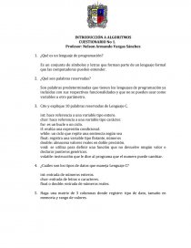 INTRODUCCIÓN A ALGORITMOS. Página 1