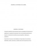 DESARROLLO SOSTENIBLE EN COLOMBIA