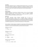 Ley de ohm. Potencia Eléctrica