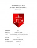 Resultado de aprendizajes sobre la investigación de mercados