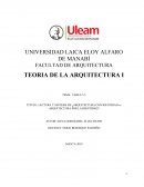 LECTURA Y SINTESIS DE ¿ARQUITECTURA CON IDENTIDAD vs ARQUITECTURA POR LA IDENTIDAD?