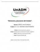 Elemento y funciones del Estado