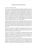 PRESENTES DE UNA DURA REALIDAD