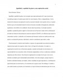 Igualdad y equidad de género, una aspiración social