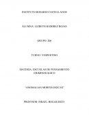 Ensayo "Anomalias Morfologicas"