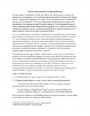 Derecho Internacional en la Seguridad Social