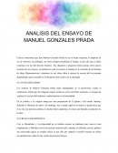 ANALISIS DEL ENSAYO DE MANUEL GONZALES PRADA