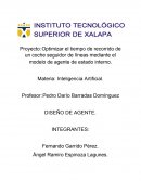 Proyecto: Optimizar el tiempo de recorrido de un coche seguidor de líneas mediante el modelo de agente de estado interno
