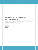 Diseño de estrategia para desarrollo de liderazgo y trabajo colaborativo