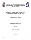 CÁLCULO Y DISEÑO DE LA INSTALACIÓN CONTRA INCENDIO DE UN HOSPITAL