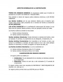 ASPECTOS GENERALES DE LA CONTRATACIÓN