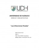 Las infracciones penales