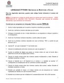 LENGUAJE PYTHON: Sentencias de Repetición o Ciclos