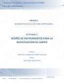 DIAGNÓSTICO DE LA CULTURA EMPRESARIAL