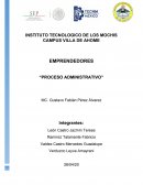 EMPRENDEDORES “PROCESO ADMINISTRATIVO”