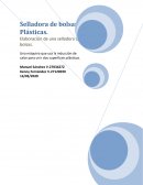 Selladora de bolsas Plásticas. Elaboración de una selladora de bolsas