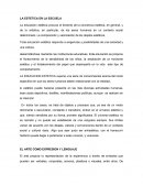 LA ESTETICA EN LA ESCUELA