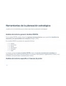 Herramientas de la planeación estratégica