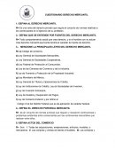 DERECHO MERCANTIL CUESTIONARIO