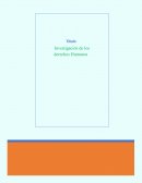 Investigacion de los Derechos Humanos