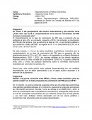 Macroeconomía y Política Económica