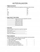 AUTOEVALUACION INGLÉS