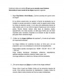 Taller sobre las drogas