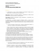 Actividad de administracion. Práctica: Compañía Argentina de Levaduras S.A