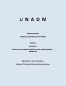 Producción y renta de equilibrio en los modelos clásico y keynesiano
