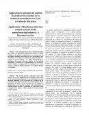 Aplicación de sistemas de control de producción Kanban en la industria manufacturera: Una revisión de literatura
