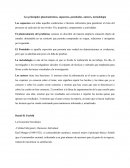 Los principales planteamientos, supuestos, postulados, autores, metodología