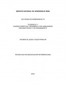 CUADRO SINÓPTICO “DESARROLLO DE HABILIDADES PSICOMOTRICES Y DE PENSAMIENTO”