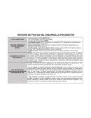 REVISIÓN DE PAUTAS DEL DESARROLLO PSICOMOTOR