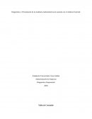 Diagnóstico y Presentación de la Auditoria Administrativa de acuerdo con el Análisis Factorial