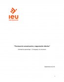 TÉCNICAS DE COMUNICACÍON Y NEGOCIACIÓN