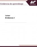 Análisis de Gestión de Proyectos. Calidad