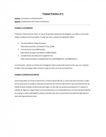 Trabajo Practico Comercio Electronico. Página 1