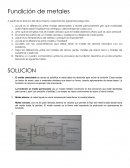 Fundición de metales - taller
