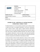 INFORME LECTURA “¿QUIÉN REGULA EL SISTEMA FINANCIERO INTERNACIONAL? NORMAS Y FOROS”