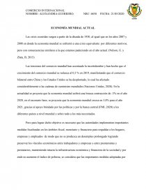 ECONOMÍA MUNDIAL ACTUAL. Página 1