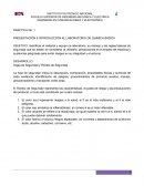 PRESENTACIÓN E INTRODUCCIÓN AL LABORATORIO DE QUIMICA BÁSICA