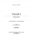 TALLER SOCIOANTROPOLOGIA .PROGRAMA DE ADMINISTRACION EN SERVICIOS DE LA SALUD