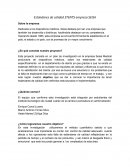 Estándares de calidad STENTS empresa SEISA