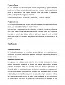 Derecho civil .Persona física. Persona moral